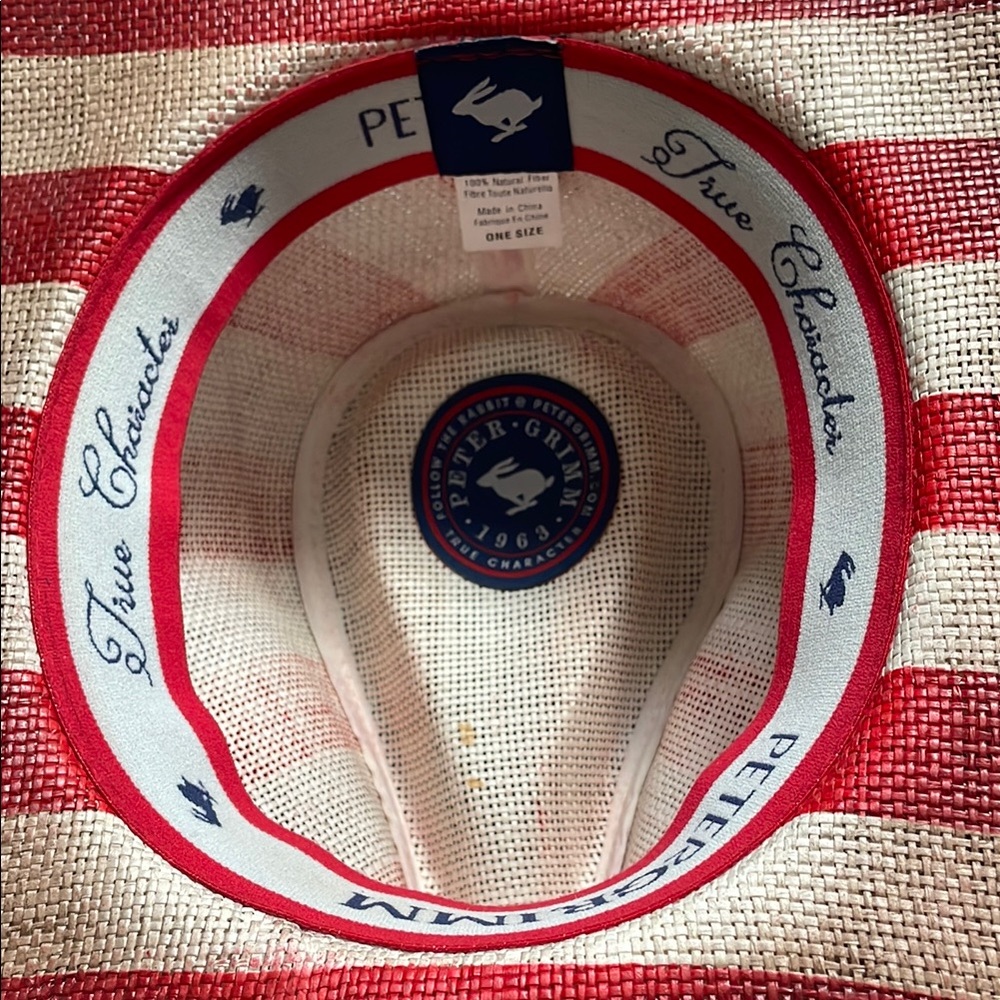PeterGRIMM true character Patriotic Cowboy Hat with Stars and Stripes - Picture 3 of 5